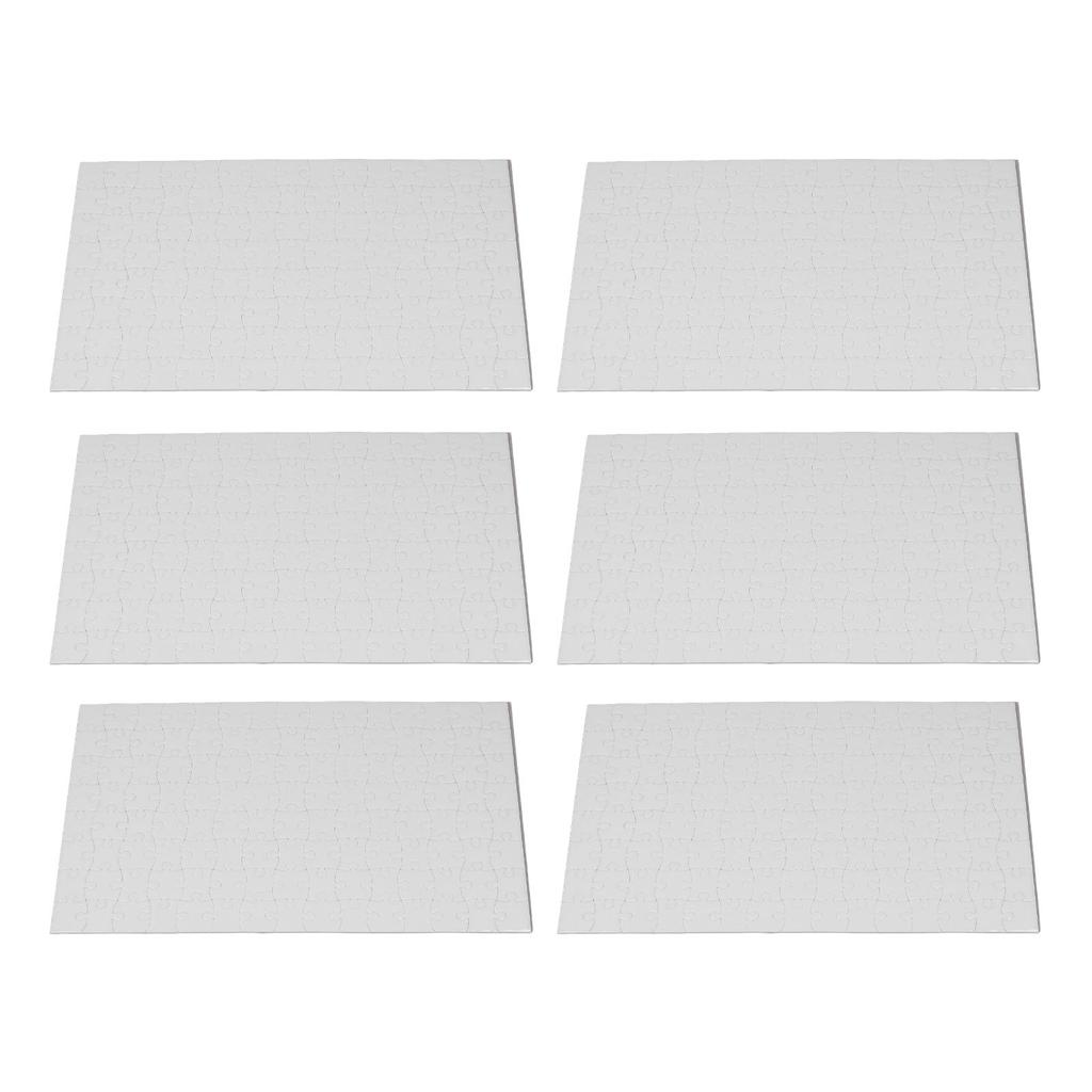 10 Sets Blank Jigsaw Puzzle Sublimation Heat Transfer A4 20cmx29cm 120pcs Kit for DIY