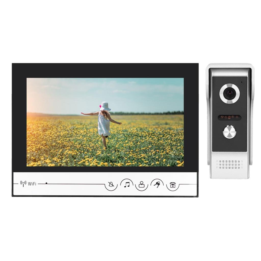 100?240V Video Doorbell Set High Definition Intelligent WIFI Intercom Door Bell System for