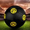 Pallone da Calcio Borussia Dortmund, colorato, adatto a tutte le età, cucito a macchina, materiale PVC, qualità da competizione, resistente e ad alto rimbalzo