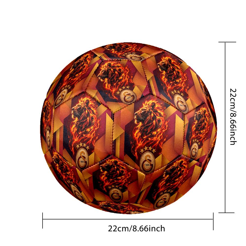 Galatasaray FC Size 5 Standard Football Durable Training Match Soccer Ball for Adult Outdoor Sports