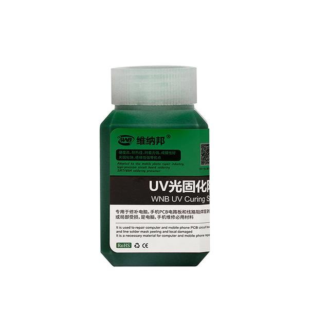 100g UV Solder Mask Ink Green/Black/Blue/Red/Yellow/White Welding Paint Oil BGA PCB Repair Prevent Corrosive Arcing