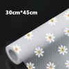 Rouleau de revêtement de tiroir d'étagère en plastique floral, imperméable, anti-poussière et antidérapant, pour armoire de cuisine, tapis de Table pour réfrigérateur résistant à l'humidité