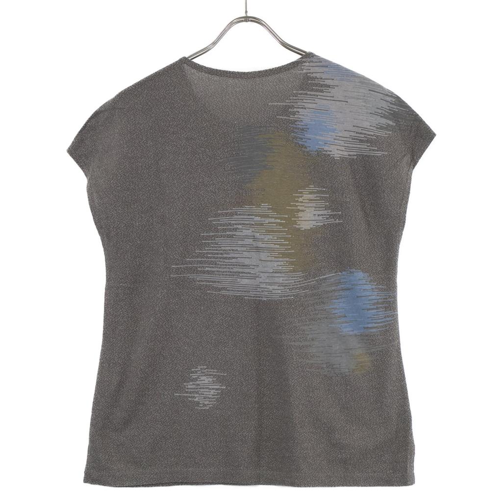 JURGEN LEHL [/24 Year Old Model] J0143UB041 Cotton X Linen Sleeveless Knit Top/ Tops M grayUsed