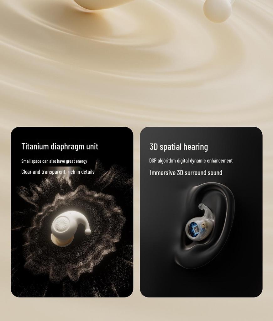 Wireless Noise-Cancelling Silicone Sleep Earphones