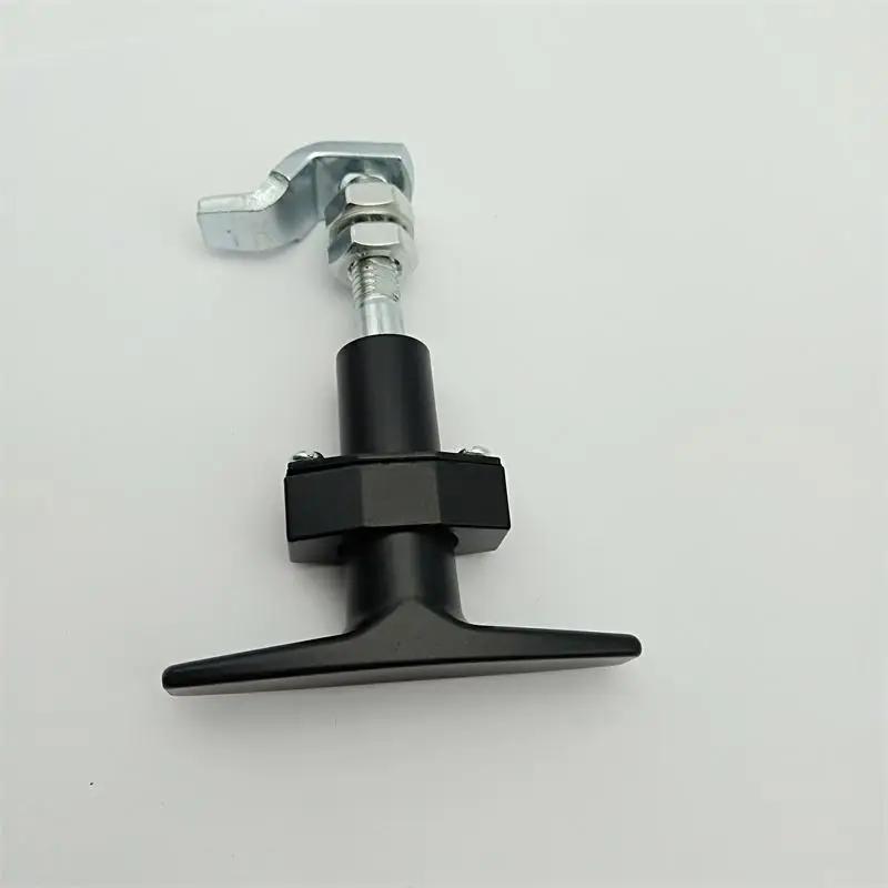 T-förmiger Griffverschluss - Industrieschrankverschluss Teleskop-Türverschluss für Geräte Teleskop-Schalter Schwarz MS309