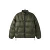 Apostrophe Comma Glossy Multi Square Padded Jacket_Brown