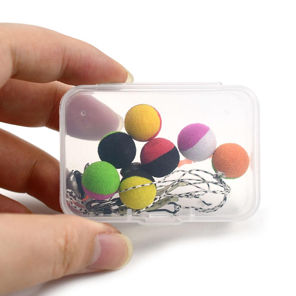 24Pcs/Box Floating Carp Bait Pop Up Boilie Fishing Bait with European Carp Fishing Ball Bait Wire Set Hooks Carp Fishing Tackles