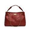 Lingge Chain Large Capacity Bag, New Fashionable Small Fragrant Style Crossbody Women's Bag, Retro Commuter Tote Bag