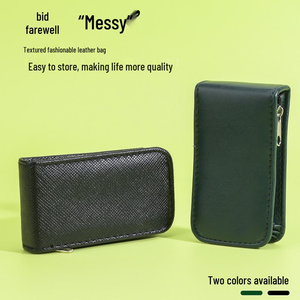 6-Piece Nail Clipper and File Set with Leather Case - Manicure Gift Kit