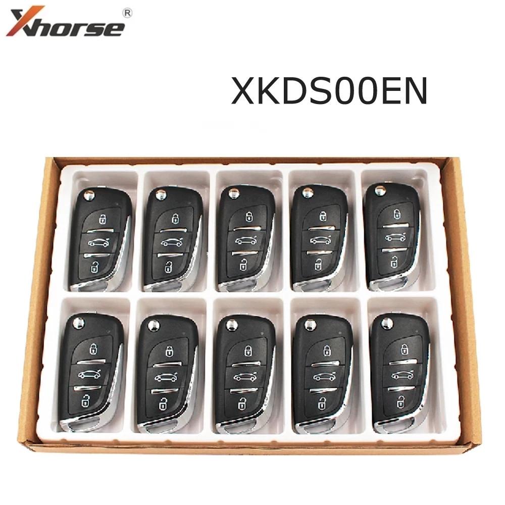 Xhorse XKDS00EN 3 Buttons Flip Remote Xhorse VVDI Remote Wire Remote Key for VVDI Key Tool Global Version 5PCS XKDS00EN
