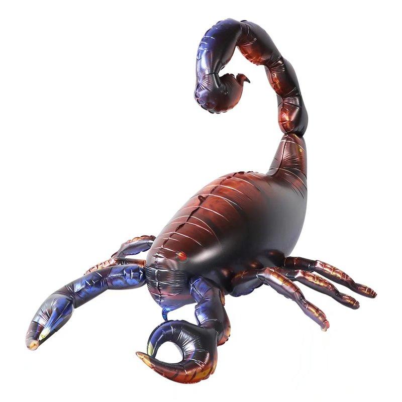 

3D гигантский скорпион, насекомое, животные, воздушные шары на Хэллоуин, воздушный шар из фольги, пародия, игрушки для мальчиков, украшения для вечеринки