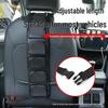 Car Rear Seat Fishing Rod Rack: Adjustable Magic Tape Straps for Storage and Fixing