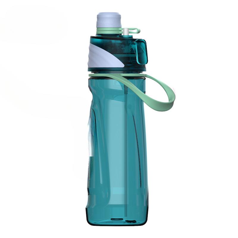 Tazza Portatile con Spruzzatore d'Acqua per Mantenere il Freddo Ideale per Esercizio Fitness Attività all'Aperto in Estate