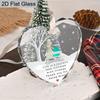 Friendship Keepsake Glass Ornament, Ideal Gift for Friends, Thank You Keepsake, Home Decor, Gift for Friendship Appreciation, Christmas Gift