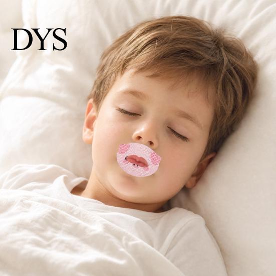 Snoring Mouth Strip 30Pcs Cartoon Animal Sleeping Tape for Kids, Keep Closed, Closure Breathable Breathing Correction Patch, Hypoallergenic