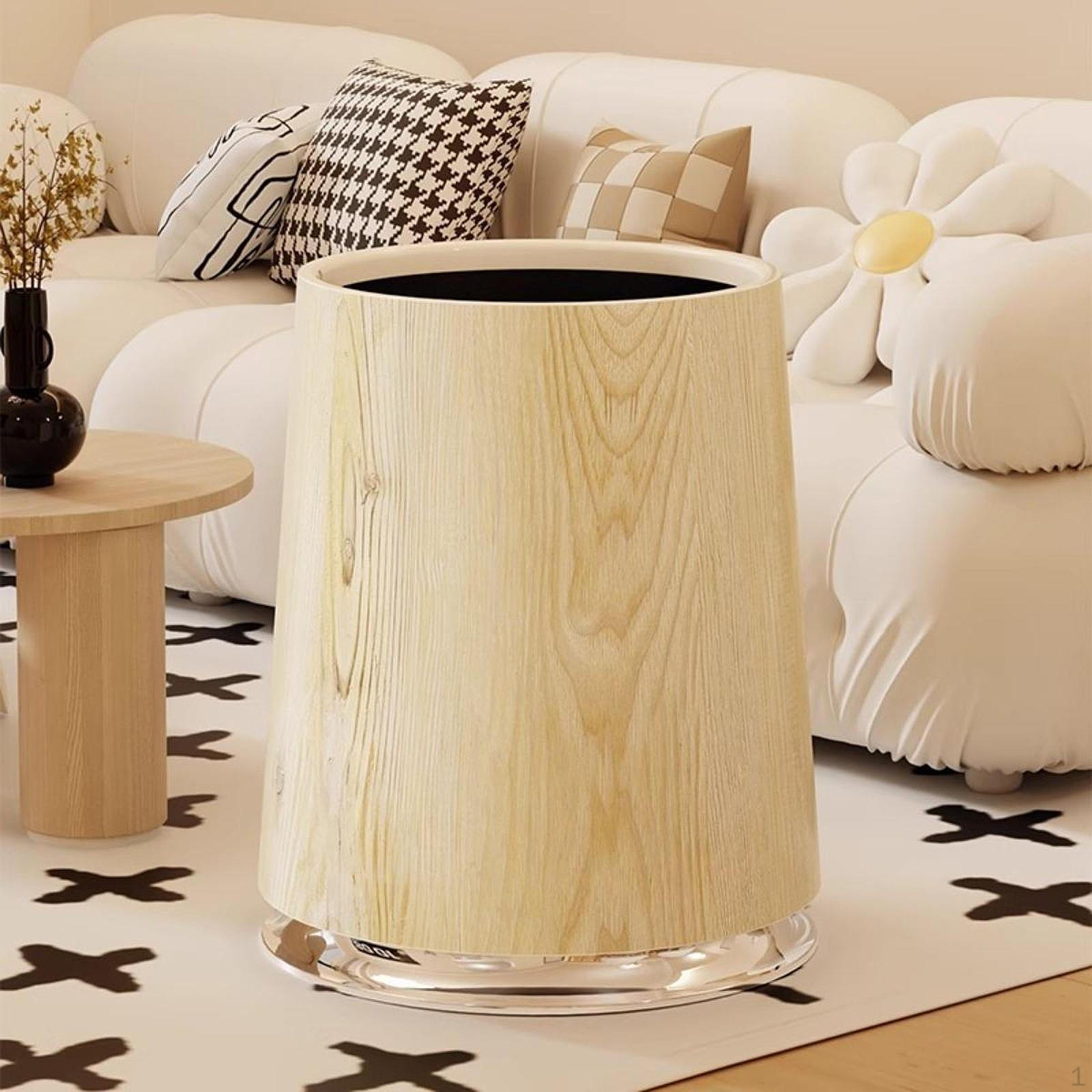 

Мусорное ведро для ванной комнаты, аксессуар, большая вместимость, современное мусорное ведро, для мусора, для гостиной, туалетного столика 21cmx21cmx30cm