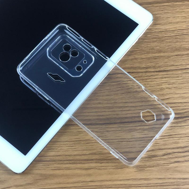 Für Xiaomi Black Shark 5 Pro RS 5G Slim Kristallklar Transparent Weiche TPU Rückseite Schutzhülle Skin Kameraschutzabdeckung