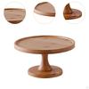 Bamboo Cake Holder, Cupcake Serving Tray for Celebrations