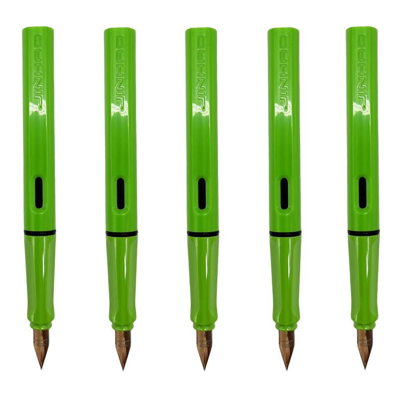 10/5 PCS JINHAO 619 Fountain Pen High Quality Colors Student F EF Nib Ink Pen Calligraphy Pen Stationery School Office Supplies