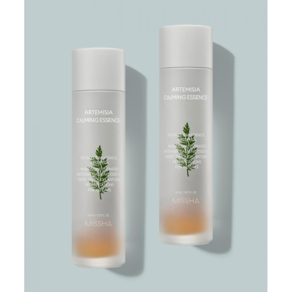 Missha [2pcs] Artemisia Soothing Essence [mist Type]  120ml FREE