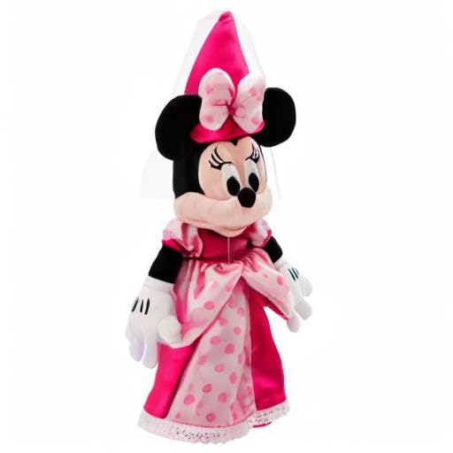 Disney Store Uni - Children's Princess Collection: Medium 23-inch Minnie Mouse Plush - Soft, Cuddly, Authentic Toy for Fans & Kids