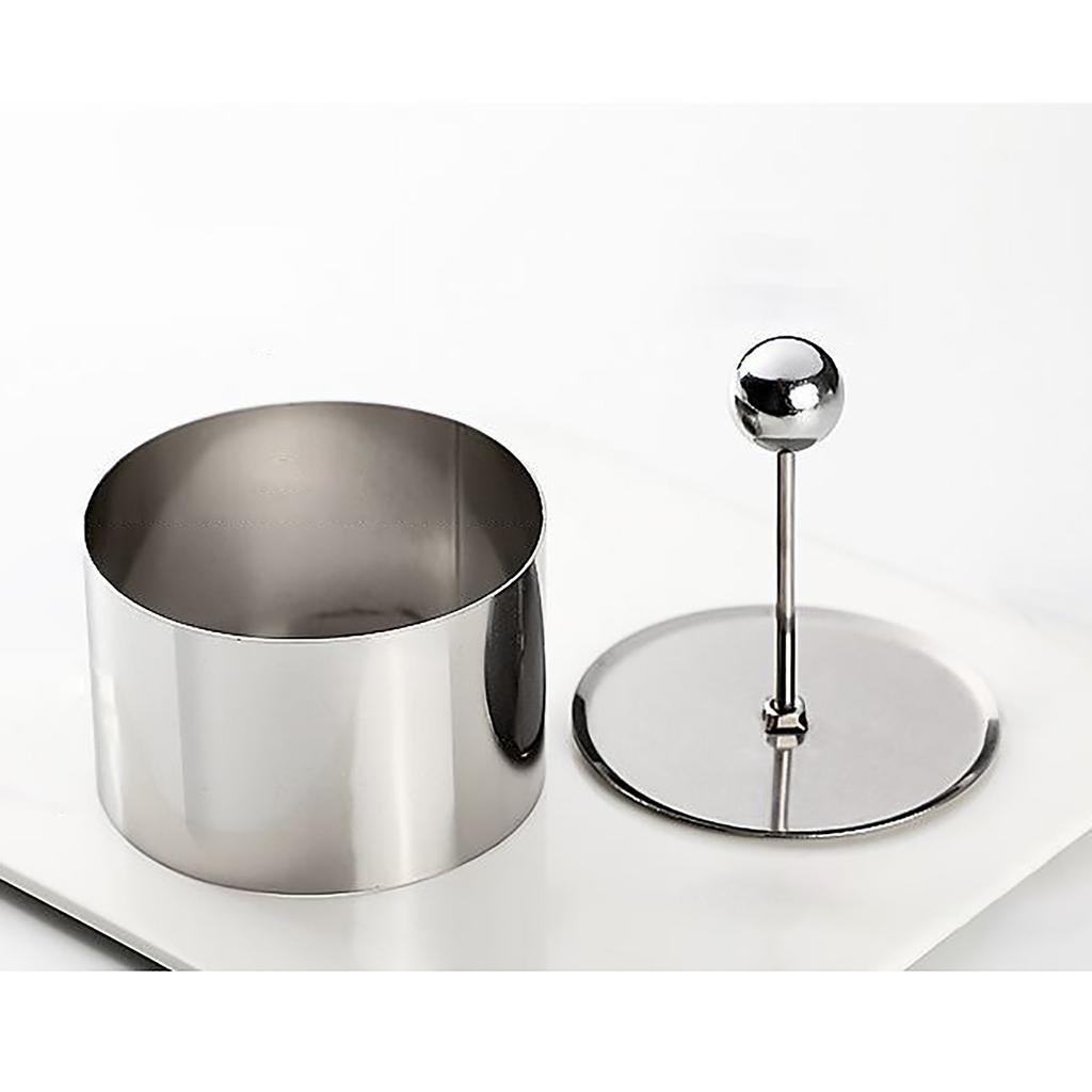 Cake Mold Food Rings Stamper Dessert Rings Stainless Steel Cake Rings Baking Accessories Perfect Gift for Baking Lovers
