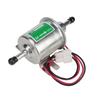 Electric Fuel Pump-Qiilu Universal 24V Car Boat Electric Fuel Pump Line Filter Gasoline Diesel Replacement (Silver)