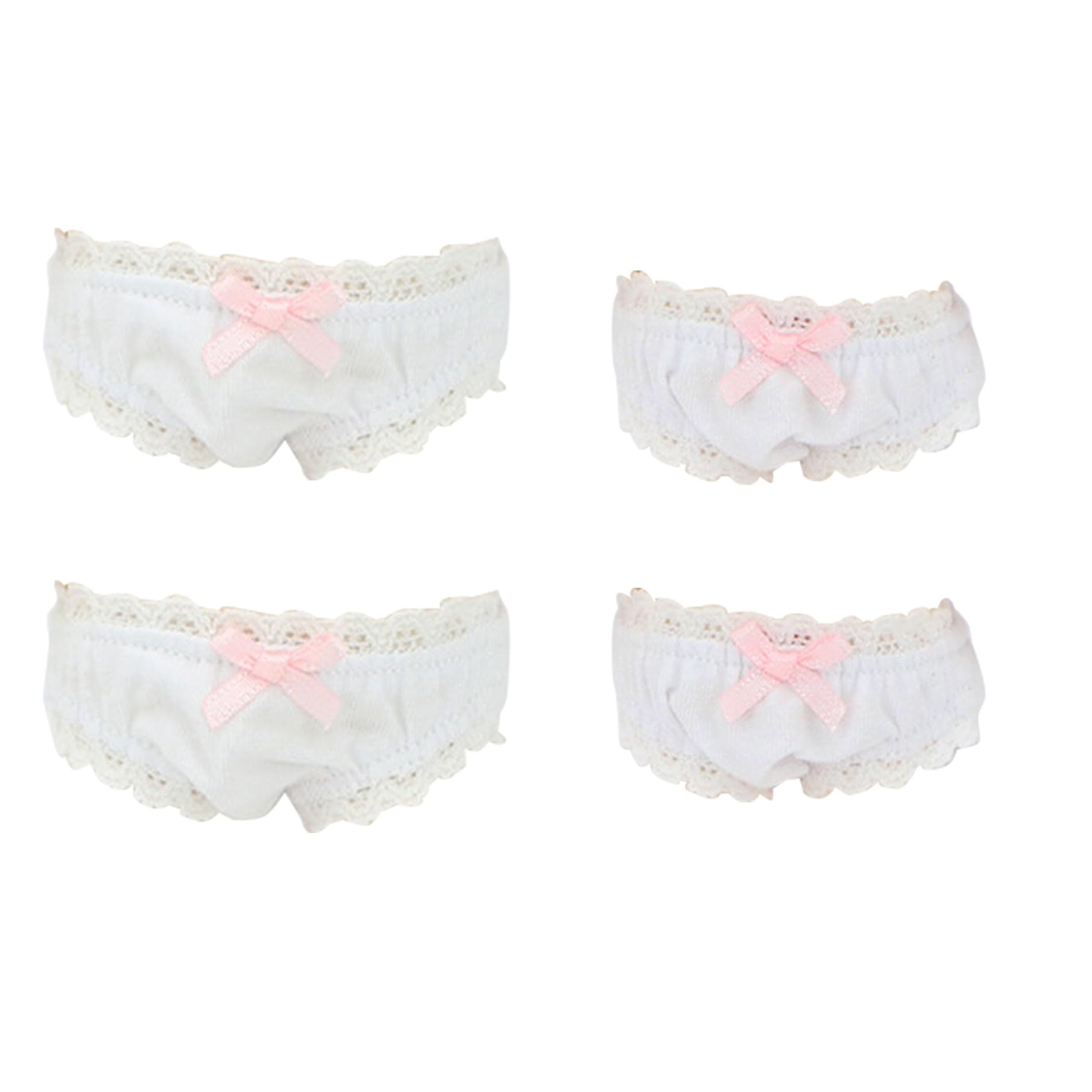 

Felimoa Plush Dress-Up Cotton Pants and Panties for 15cm and 20cm Plush Dolls, Set of 4