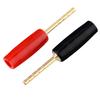 20Pcs Speaker Pin Connectors 2mm Gold Plated Straight Pin Plugs Screw Terminals