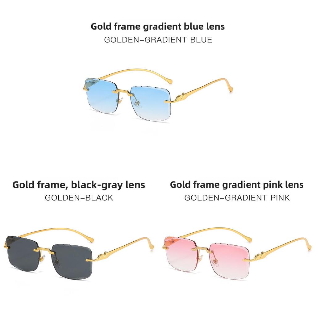 Leopardo Square Sunglasses For Men And Women With Metal Frame And Pc Lenses For Travel