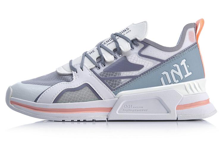 Li Ning 001 T1000 Низкие Беговые Кроссовки Женские Небесно-Голубые AGLP022-2 37