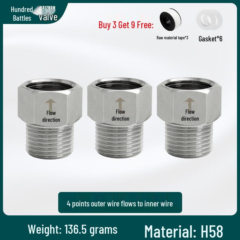 Bathroom Toilet Anti-Backflow Check Valve for Water Pipes