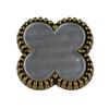 10pcs Xiaoxiang Cold Wind Imitation Shellfish Four-Leaf Clover Metal Button Sweater Jacket Double-Sided Wool Tweed Women'S Decorative Buttons