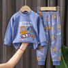 Children's Underwear Sets - Long-sleeved And Long-pants Sets For Boys, Girls' Pure Cotton Pajama Sets In 2-piece Sets