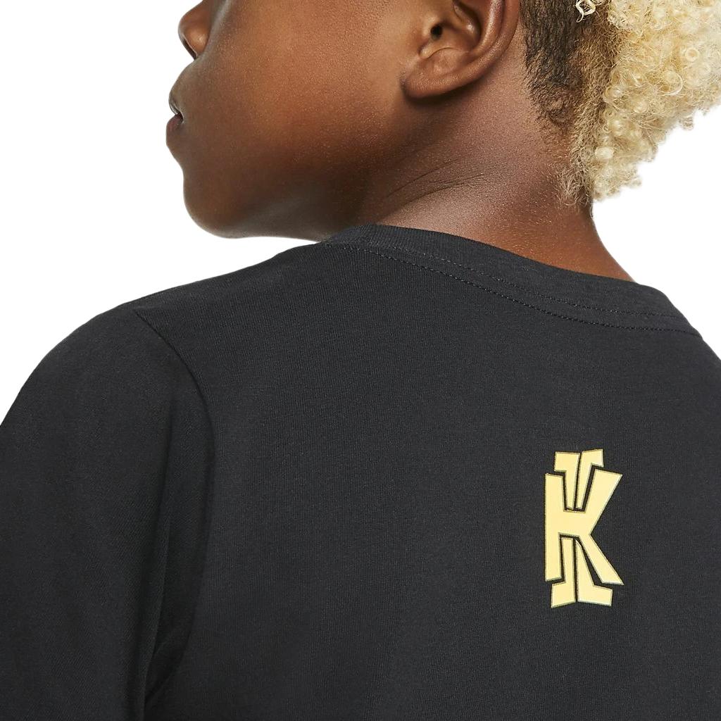 Nike Cartoon SpongeBob Print Casual Short Sleeve T-Shirt Kids Tops Black CQ3859-010