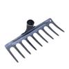 13-Tooth Manganese Steel Garden Rake with 1.2m Handle