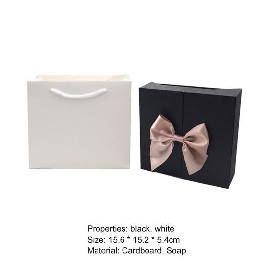 Gift Box Exquisite Workmanship East to Use Cardboard Artificial Rose Flower Jewelry Holder Valentine's Day Accessories