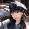Keep Warm Women Painter Hat Cotton Women Octagonal Cap Fashion Polka Dot Beret Hat  Girl