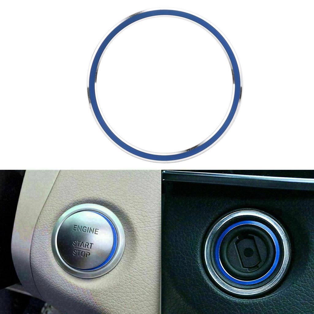 Ignition Inner   Trim Car Decoration Replacement for   A B C E Class CLA   GLC GLE(Red )