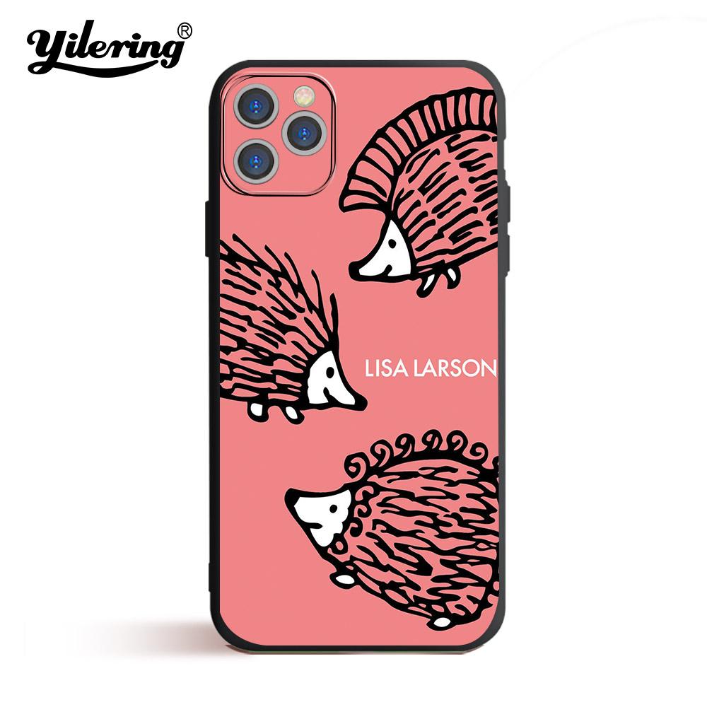 Fashion Lisa Larson Soft black Phone Case for iPhone 11 12 13 Pro XS MAX 8 7 6 6S Plus X 5S SE 2020 XR 12 Mini Phone case Cover