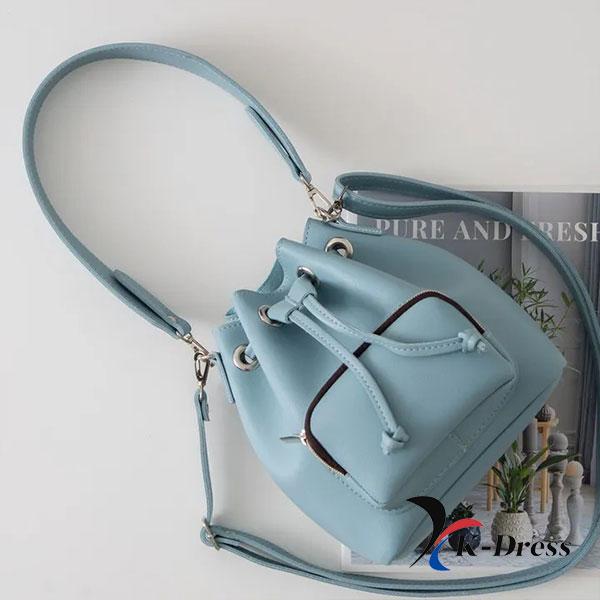 Dwustronna mała torba wiaderkowa ze ściągaczem (4 kolory)