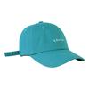 Youthful Letter White Embroidered Baseball Cap Timeless Cotton Design For Wear Everyday