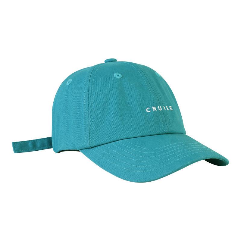 Youthful Letter White Embroidered Baseball Cap Timeless Cotton Design For Wear Everyday