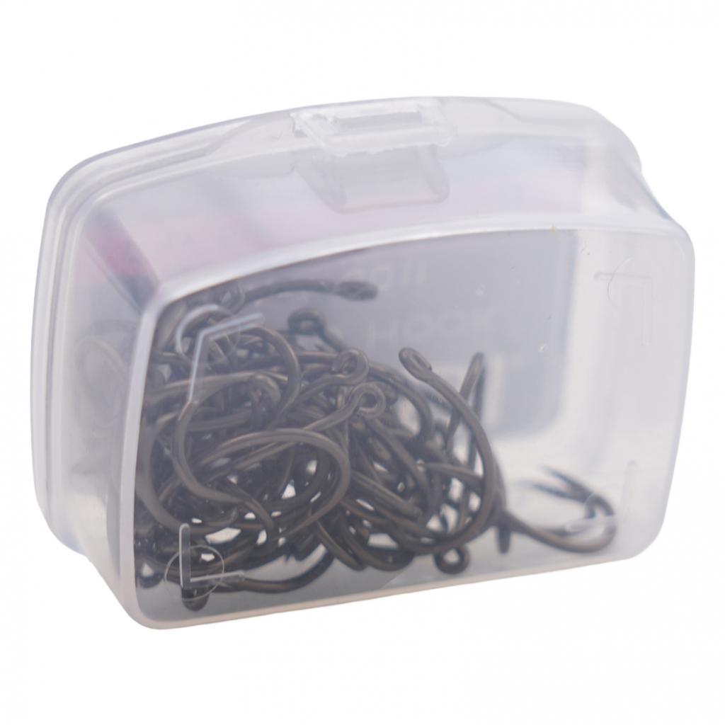 Professional Fish Hooks Set Tackle 50pcs Curve Shank