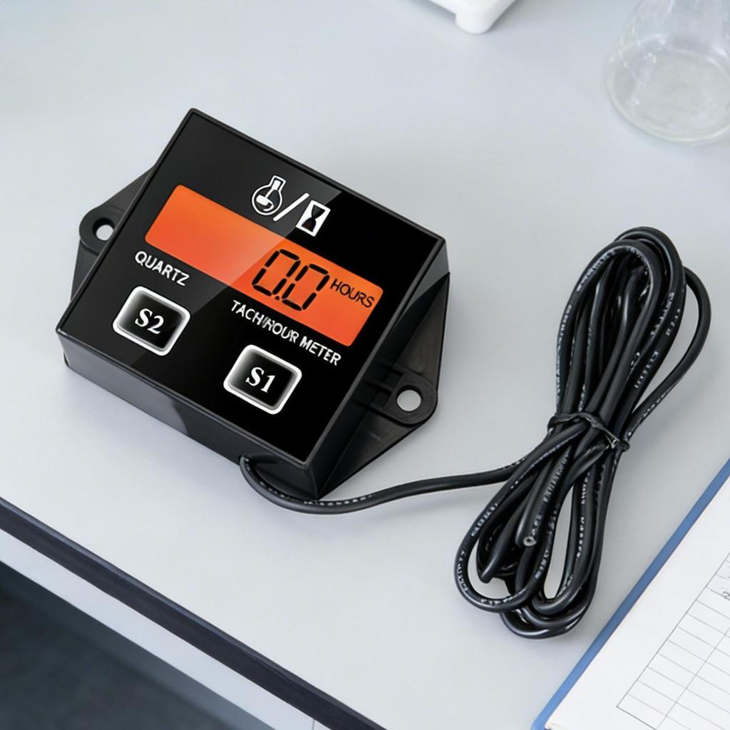 Small Engine Tachometer Precise Meter Support Tool Engine RPM Meter for Friends Men Outdoor Repair Maintenance Equipment
