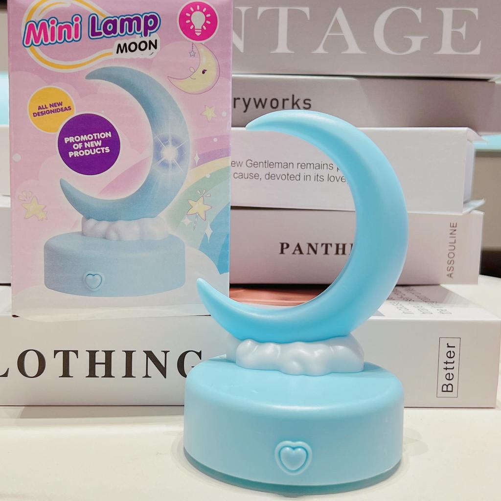 Crescent Moon Night Light: Cute DIY Table Lamp with Eye Protection - Perfect for Creating Atmosphere or As a Holiday Gift