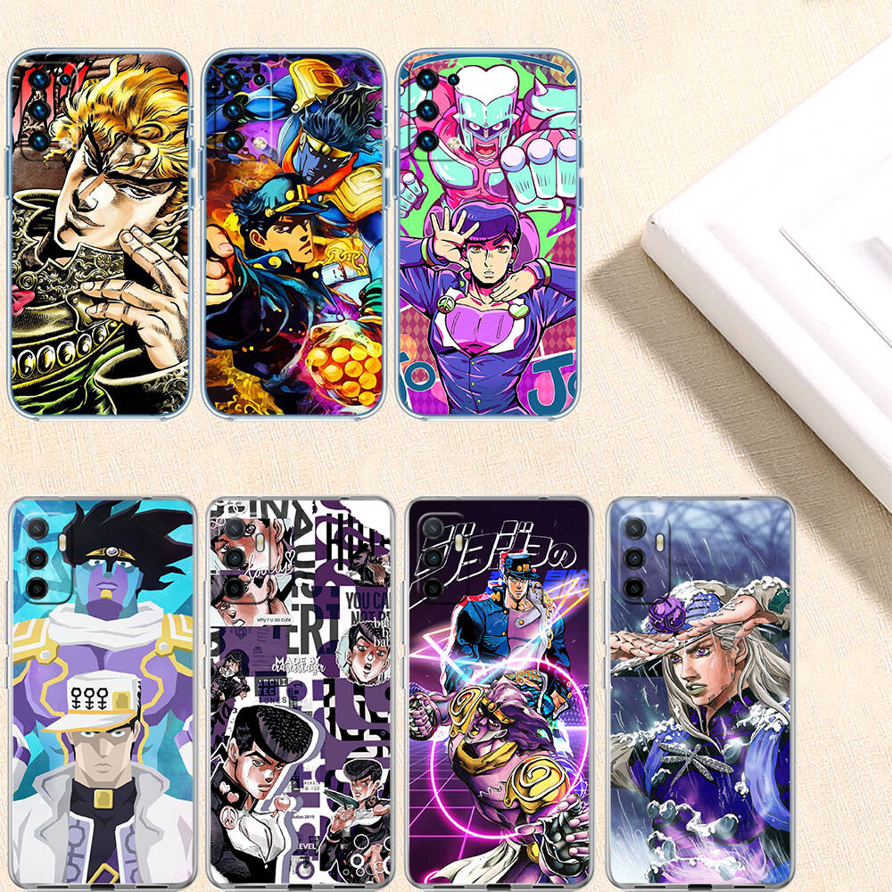 JoJo's Bizarre Adventure Case for Motorola E7 E22 E20 E13 E15 E22S E30 E40 G10 G20 G04 G22 G23 G05 G75 G35 G55 G6 G7 G8 G9 Plus Power Play