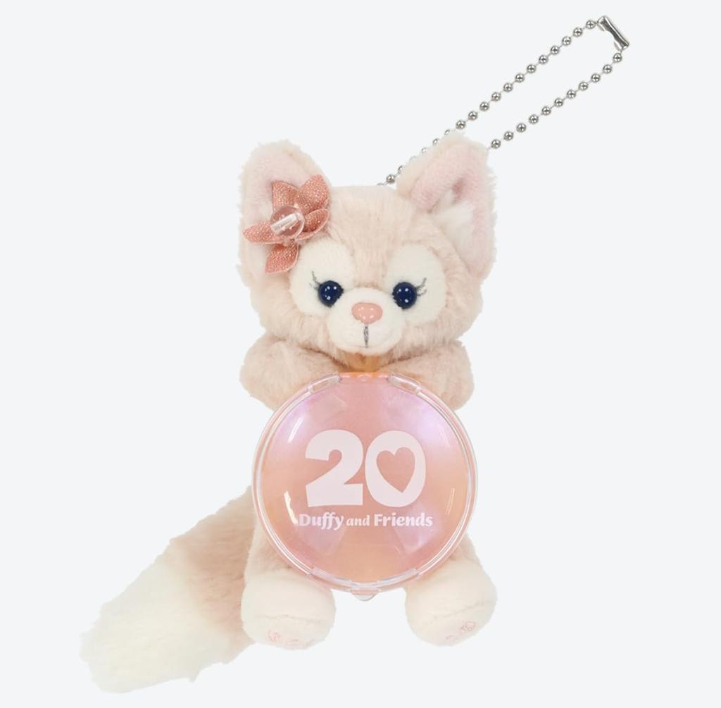Linabelle Plush Charm Duffy Friends 20th Anniversary Colorful Happiness Special Merchandise Disney Resort Exclusive 20th Anniversary Plush Charm &