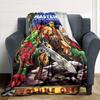 Heman Masters Universe Adventure Flannel Blanket Super Soft Warm Cozy Blanket For Sofa Bed Office Travel Allseason Home Decor Gift