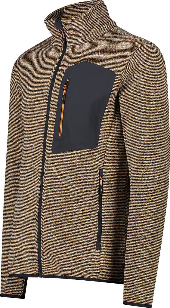Jacket CMP Man Fleece Jacket (32H2147) Pumpkin/anthracite
